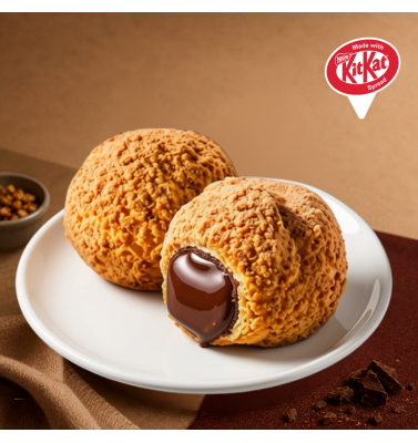 Crispy Puff - Chocolate Wafer Crispy Cream Puff【Seasonal】(Made with KITKAT®️)